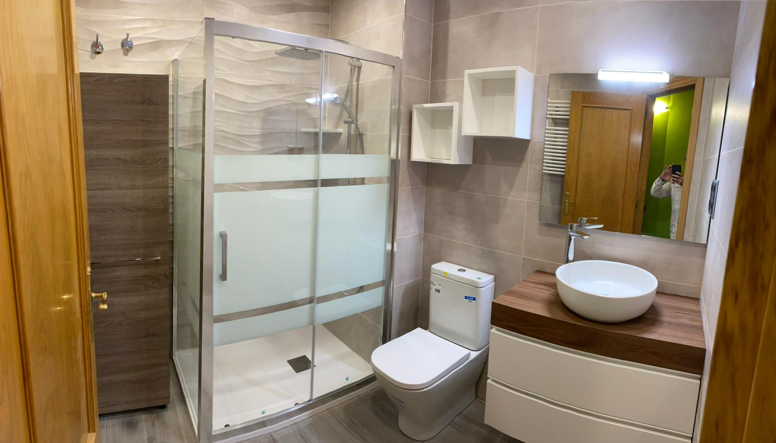 image of completed bathroom renovation